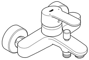 GROHE 33591002 - Vaňová batéria EUROSTYLE COSMOPOLITAN lesklý chróm