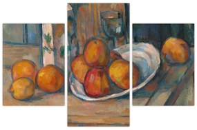 Obraz - Paul Cézanne, Still Life with Milk Jug and Fruit, reprodukcia (90x60 cm)