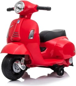 LEAN CARS Vespa GTS 300 Mini skúter na batérie Červená
