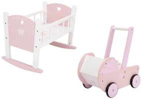 lupilu®  Kolíska a kočík pre bábiku  (800011299)
