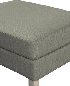 Poťah na podnožku Karlstad farba produktu sivá látka zapletaná