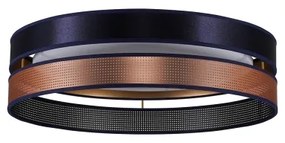 Duolla-LED Stropné svietidlo ROLLER DUO SHINY LED/24W/230V pr. 45 cm modrá/medená