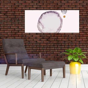 Obraz - Fialový minimalizmus N⁰4 (120x50 cm)