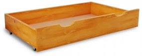 Úložný box pod posteľ 98 cm, jelša