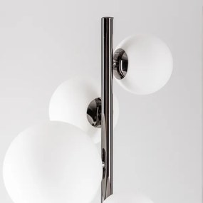 Brilagi - LED stojacia lampa MILLA 7xG9/3W/230V čierny chróm/biela