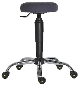 Pracovná stolička Mini Antistatic, sivá