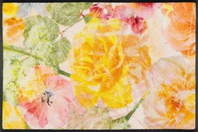Ružová záhrada- kvetinová rohožka 50x75 cm