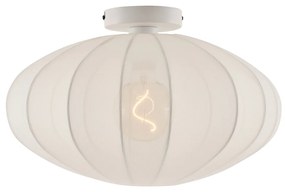 Japonské stropné svietidlo biele s látkovým tienidlom - Bida