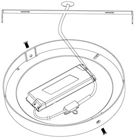 Eglo 98292 - stmievateľné stropné svietidlo FUEVA-A LED/14W/230V + diaľkové ovládanie
