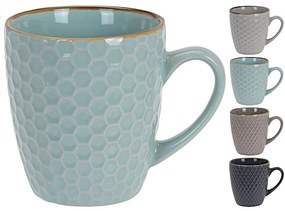 Keramický hrnček Glamour 300 ml sada 4ks