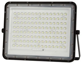 LED Vonkajší solárny reflektor LED/20W/3,2V 6400K čierna + DO