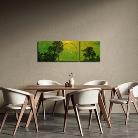 Obraz - Imitator of Ralph Albert Blakelock, Moonlight, reprodukcia (s hodinami) (90x30 cm)