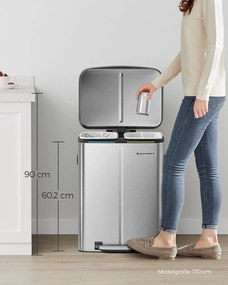 Odpadkový kôš SONGMICS LTB40NL