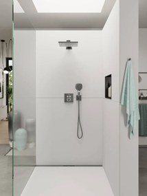 Hansgrohe Raindance Select E, ručná sprcha 120 3jet, kartáčovaný čierny chróm, HAN-26520340