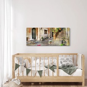 Obraz - Staré ulice Ríma (120x50 cm)