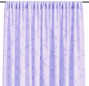 Záclona AmeliaHome Delva levanduľová