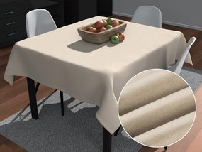 Biante Štvorcový obrus/imitácia brúsenej kože Alcantara ALC-007 Krémovo béžový 70x70 cm