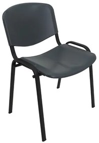 Konferenčná plastová stolička ISO Oranžová