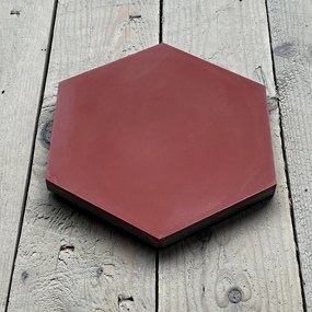 Cementová dlažba Hexa M59 - Farba: Chilli | Articima