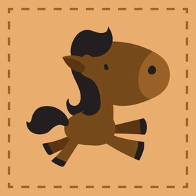 Faro Bavlnený uterák Zvieratá Kôň 004 - 30x30 cm