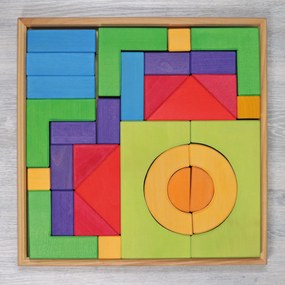 Grimm's - Základná drevená stavebnica - 46 ks