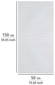 Biela protišmyková podložka do zásuvky Wenko Anti Slip, 150 x 50 cm