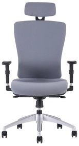 Kancelárska ergonomická stolička Office Pro HALIA SP – s podhlavníkom, viac farieb Sivá  2625