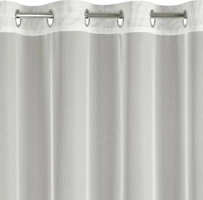 ZÁCLONA NA KRÚŽKOCH LIZA 140X250 CM PRIRODNÁ