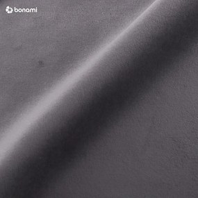 Sivá čalúnená dvojlôžková posteľ s úložným priestorom s roštom 200x200 cm Bali – Cosmopolitan Design