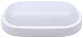 SOLIGHT LED vonkajšie prisadené svietidlo 13W/230V/910Lm/4000K/120°/IP54, oválne biele
