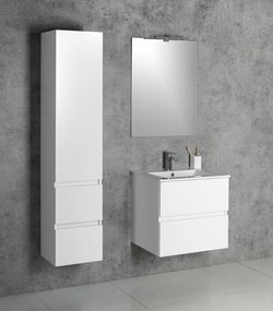 Aqualine Aqualine, PANEDA umývadlová skrinka 45x55x34,2cm, biela, PN245