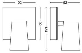 Philips 50571/48/PN - Bodové svietidlo MYLIVING PAISLEY 1xGU10/5,5W/230V