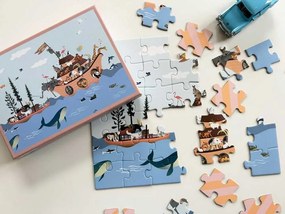 ViSSEVASSE Detské puzzle Noah's ark 42 dílků