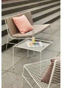 Biele kovové záhradné kreslo String – Hübsch