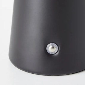 Brilliant LED stmievateľná dotyková stolná lampa MUFFIN LED/3W/5V USB IP44 čiern