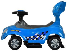 Wellhox Detské odrážadlo s rukoväťou 3v1 - modré