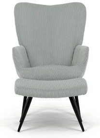 Relaxačné kreslo s podnožkou L7285 BLUE6, modré