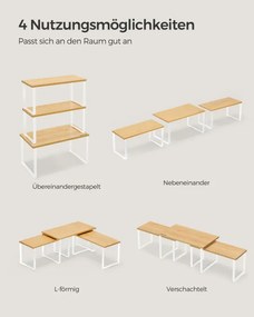Set troch kuchynských políc KCS014W01