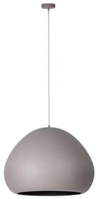 Luster na lanku LAVA 1xE27/15W/230V taupe/čierna