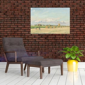 Obraz - Camille Pissarro, Landscape, Ile de France, reprodukcia (90x60 cm)