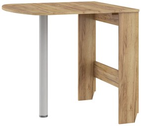 Rozkladací jedálenský stôl Elston 6 (craft zlaty) (pre 2 osoby). Vlastná spoľahlivá doprava až k Vám domov. 1051398