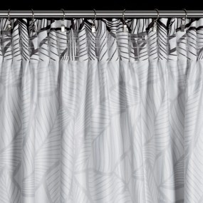ZÁVES NA PÁSKE ROMI 140X270 CM BIELA
