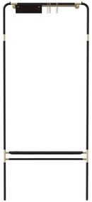 Čierna kovová predsieňová zostava Lean On Me – UMAGE