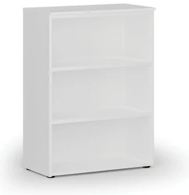 Kancelársky regál PRIMO WHITE, 800 x 420 x 1087 mm, biela