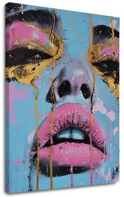 Obraz Neon Lips na plátne | Akrylové detaily