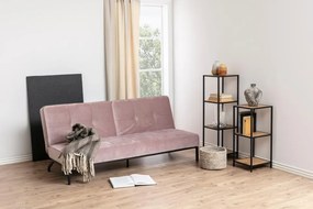 Actona Malý kovový regál Seaford 4 - dub divoký / čierna