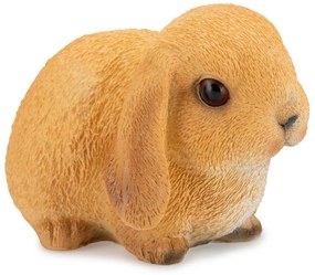 Záhradná figúrka z polyresinu Bunny, 16 cm, hnedá