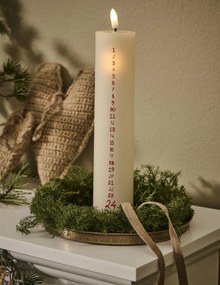 Ib Laursen Adventná LED sviečka s diaľkovým ovládačom