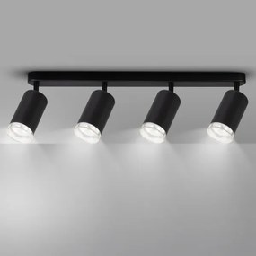 Brilagi - Kúpeľňové bodové svietidlo SELE 4xGU10/30W/230V IP44 čierna