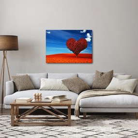 Obraz - Srdce zo stromu (70x50 cm)